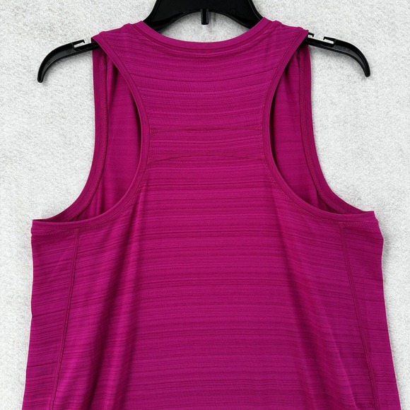 Athleta Rise Above Rib Crop Tank Top Womens SMALL Pink‎ Stretch - Picture 8 of 14
